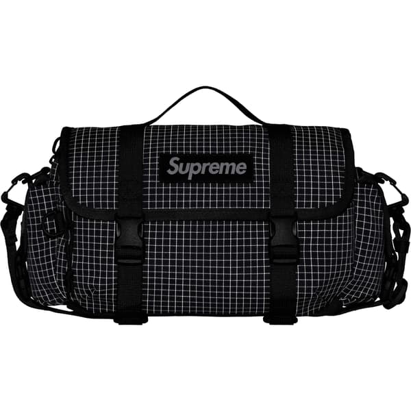 Supreme Mini Duffle Bag - Black (front)