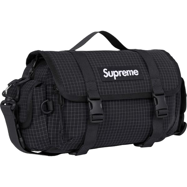 Supreme Mini Duffle Bag - Black (front)