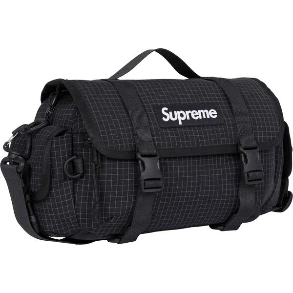 Supreme Mini Duffle Bag - Black (front)