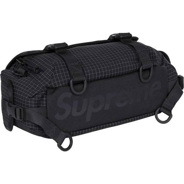 Supreme Mini Duffle Bag - Black (front)