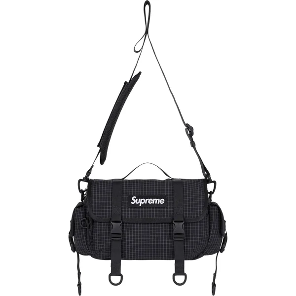 Supreme Mini Duffle Bag - Black (front)