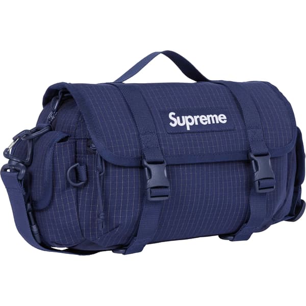 Supreme Mini Duffle Bag - Navy (front)