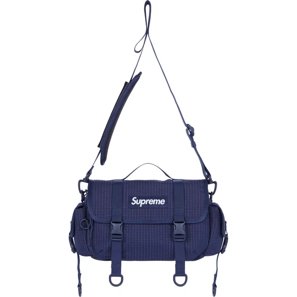 Supreme Mini Duffle Bag - Navy (front)
