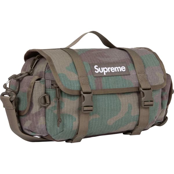 Supreme Mini Duffle Bag - Woodland Camo (front)