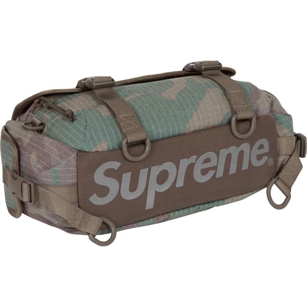 Supreme Mini Duffle Bag - Woodland Camo (front)