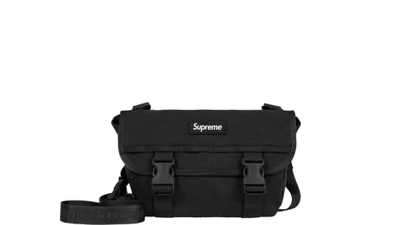 Supreme Mini Messenger Bag - Black (front)