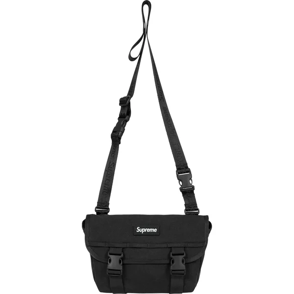 Supreme Mini Messenger Bag - Black (front)