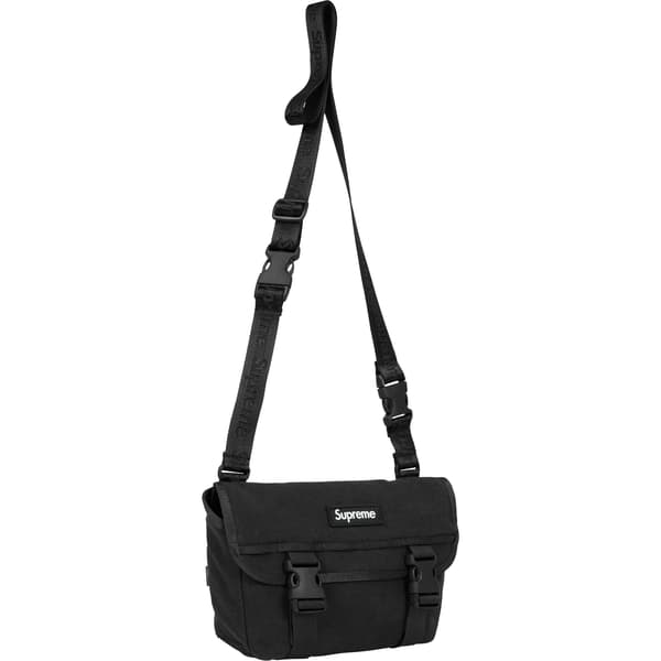 Supreme Mini Messenger Bag - Black (front)