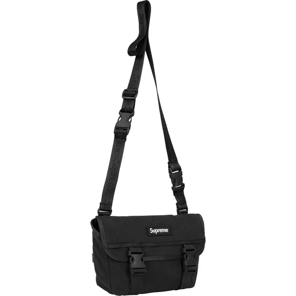 Supreme Mini Messenger Bag - Black (front)
