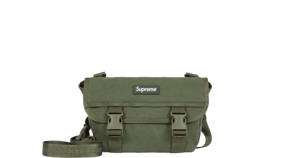 Supreme Mini Messenger Bag - Olive (front)