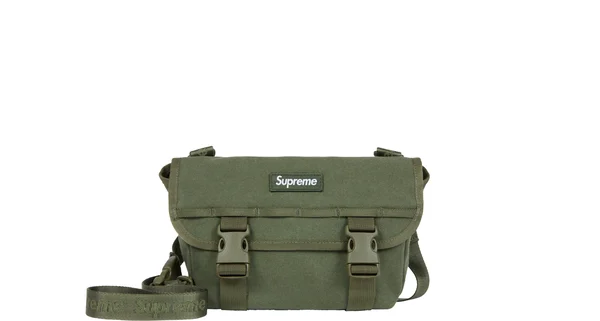 Supreme Mini Messenger Bag - Olive (front)