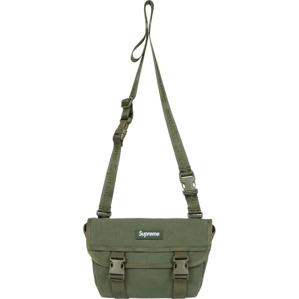 Supreme Mini Messenger Bag - Olive (front)