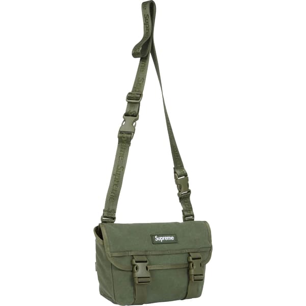 Supreme Mini Messenger Bag - Olive (front)