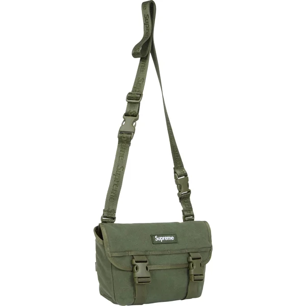 Supreme Mini Messenger Bag - Olive (front)