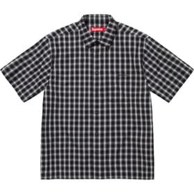 Supreme Mini Plaid S/S Shirt Black