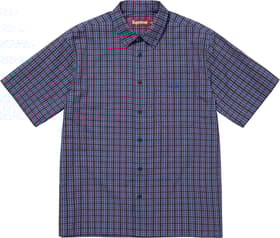 Supreme Mini Plaid S/S Shirt Blue