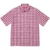 Supreme Mini Plaid S/S Shirt - Pink (front)