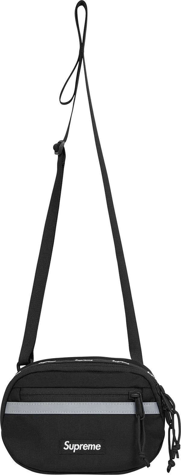 Supreme Mini Side Bag - Black (front)