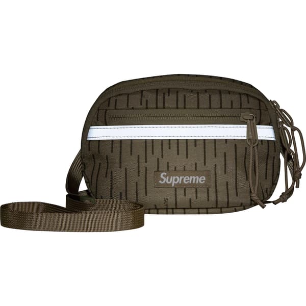 Supreme Mini Side Bag - Tan Raindrop (front)