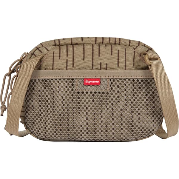 Supreme Mini Side Bag - Tan Raindrop (front)