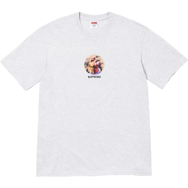 Supreme Miss Piggy Tee - Ash Grey (front)