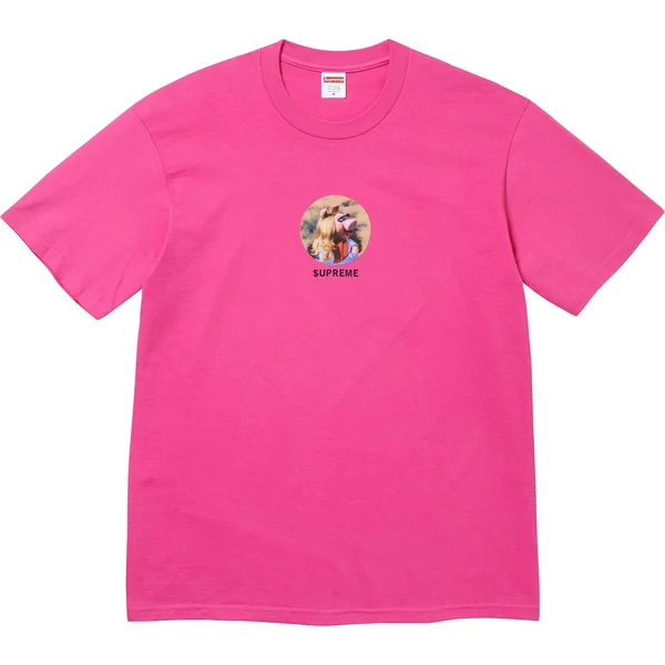 Supreme Miss Piggy Tee - Fuchsia (front)