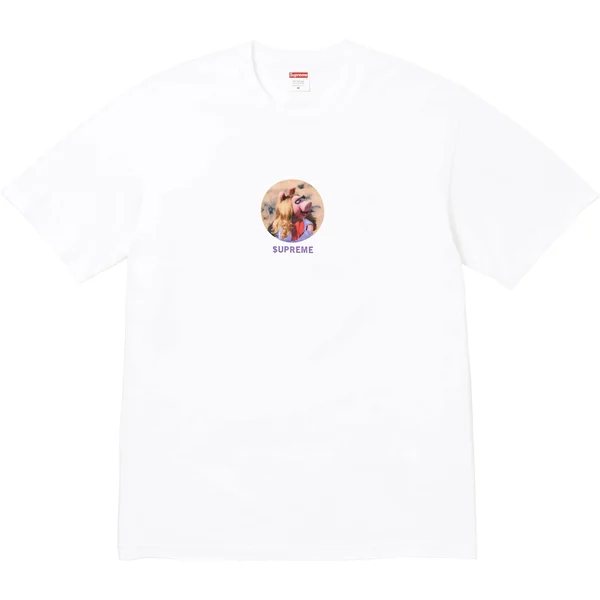 Supreme Miss Piggy Tee - White (front)