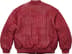 Supreme Mister Cartoon Embroidered Leather Jacket - Burgundy (front)