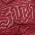 Supreme Mister Cartoon Embroidered Leather Jacket - Burgundy (front)