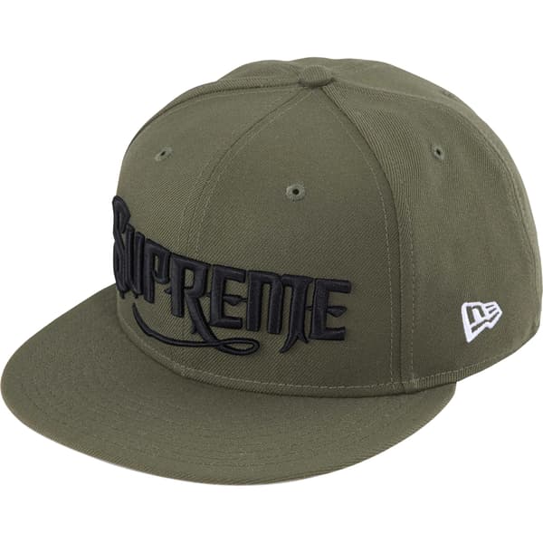 Supreme Mister Cartoon New Era - Olive (front)