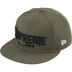 Supreme Mister Cartoon New Era - Olive (front)