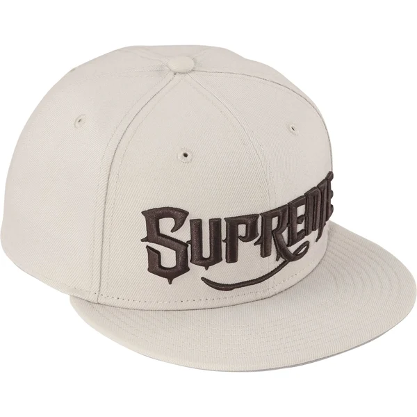 Supreme Mister Cartoon New Era - Stone (front)
