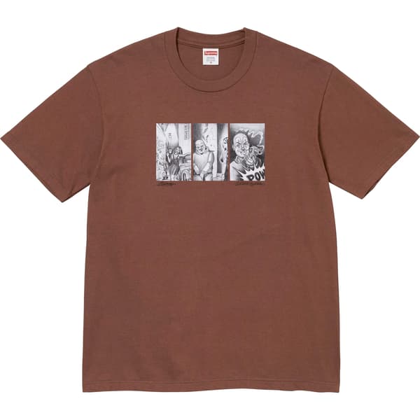 Supreme Mister Cartoon Pow Tee - Brown (front)
