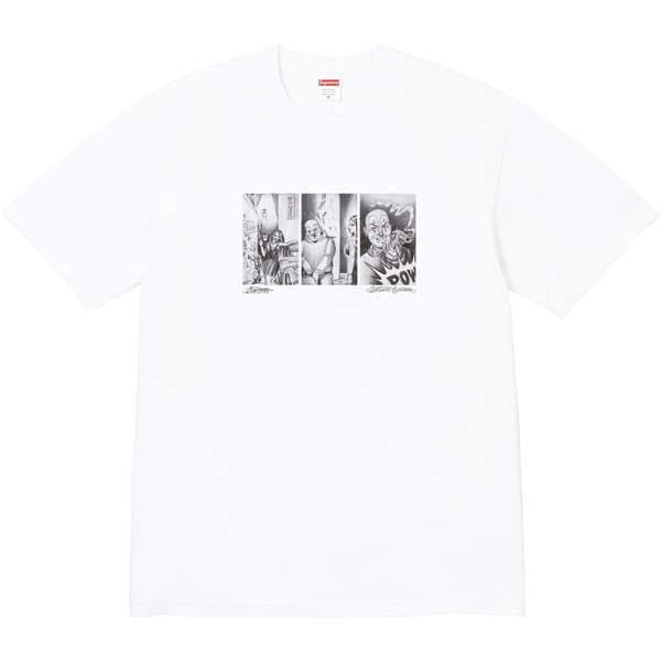 Supreme Mister Cartoon Pow Tee - White (front)