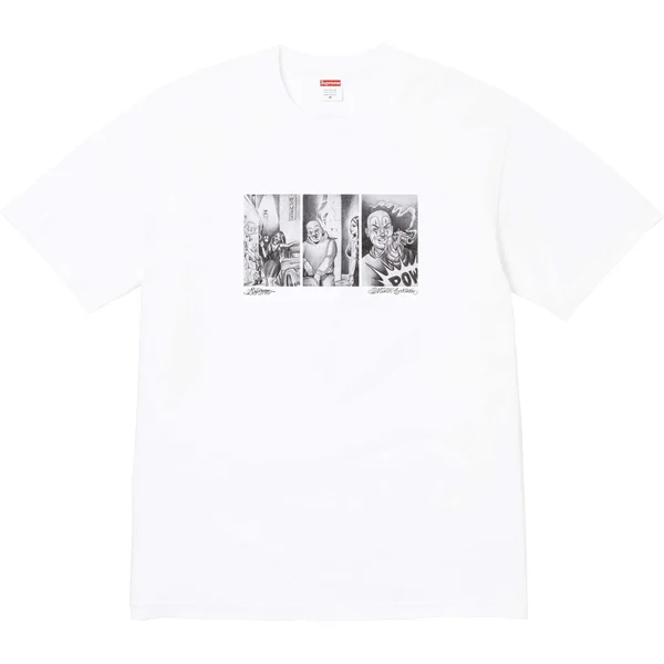 Supreme Mister Cartoon Pow Tee - White (front)
