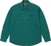 Supreme Mister Cartoon Work Shirt - Work Green (front)