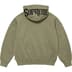 Supreme Mister Cartoon Zip Up Hooded Sweatshirt - Light Olive (front)