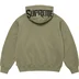 Supreme Mister Cartoon Zip Up Hooded Sweatshirt - Light Olive (front)