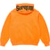 Supreme Mister Cartoon Zip Up Hooded Sweatshirt - Tangerine (front)