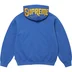 Supreme Mister Cartoon Zip Up Hooded Sweatshirt - Washed Royal (front)