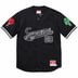Supreme Mitchell &amp; Ness Downtown Hell Baseball Jersey - Black (front)