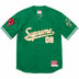 Supreme Mitchell &amp; Ness Downtown Hell Baseball Jersey - Green (front)