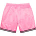Supreme Mitchell &amp; Ness Satin Basketball Short - Pink (front)