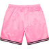 Supreme Mitchell &amp; Ness Satin Basketball Short - Pink (front)