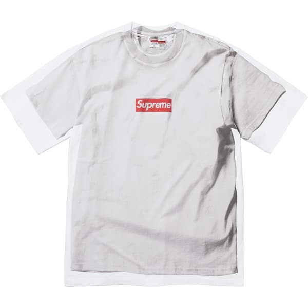 Supreme MM6 Maison Margiela Box Logo Tee - White (front)