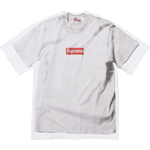 Supreme MM6 Maison Margiela Box Logo Tee - White (front)