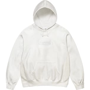 Supreme MM6 Maison Margiela Foil Box Logo Hooded Sweatshirt White