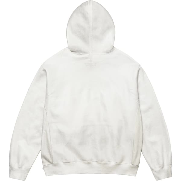 Supreme MM6 Maison Margiela Foil Box Logo Hooded Sweatshirt - White (front)