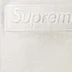 Supreme MM6 Maison Margiela Foil Box Logo Hooded Sweatshirt - White (front)