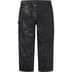 Supreme MM6 Maison Margiela Foil Double Knee Painter Pant - Black (front)